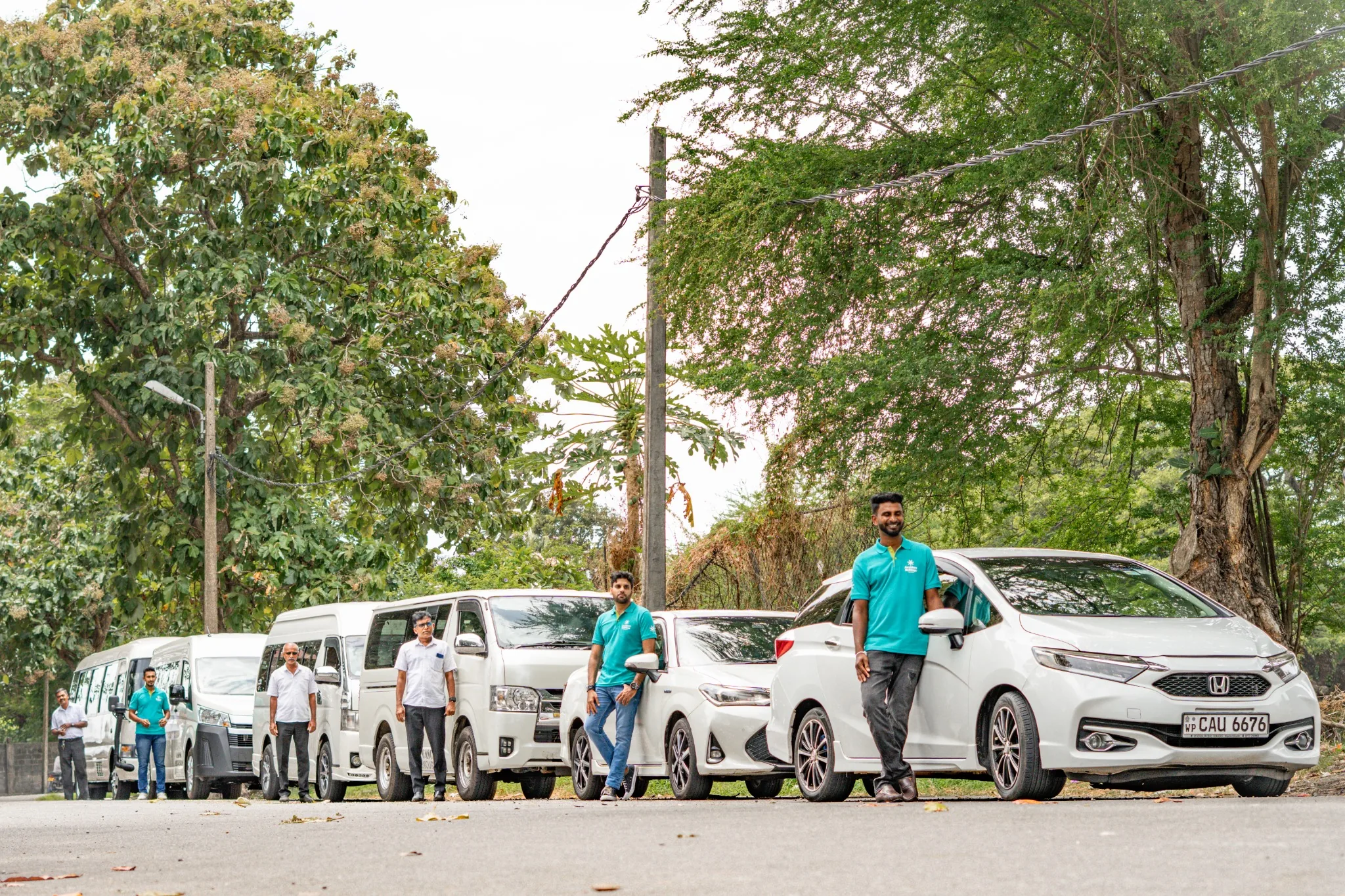 Arabiers Sri Lanka DMC transport fleet supporting European FIT and group programmes