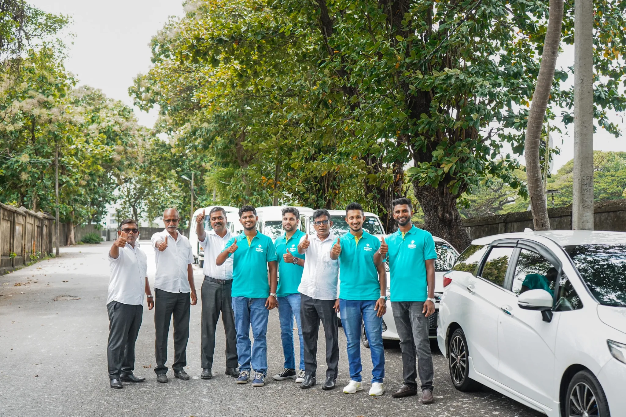 Sri Lanka tour vehicle fleet prepared for private round tours for UK agencies