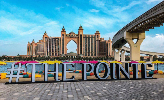 Walk Down the Palm Jumeirah Pointe