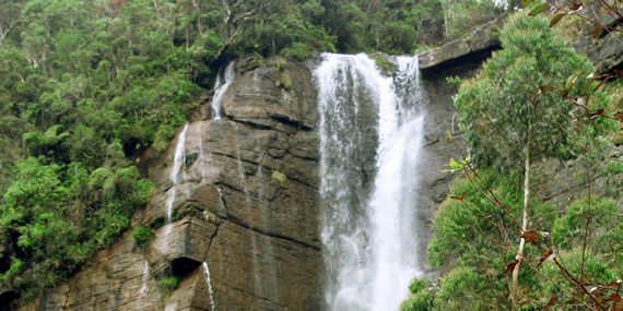 Lovers leap waterfall 